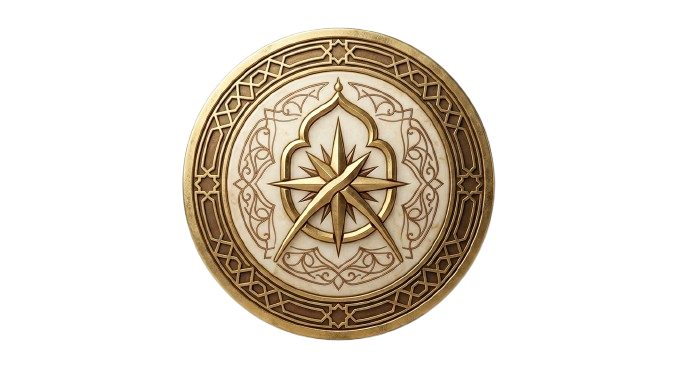 Decorative international desk emblem